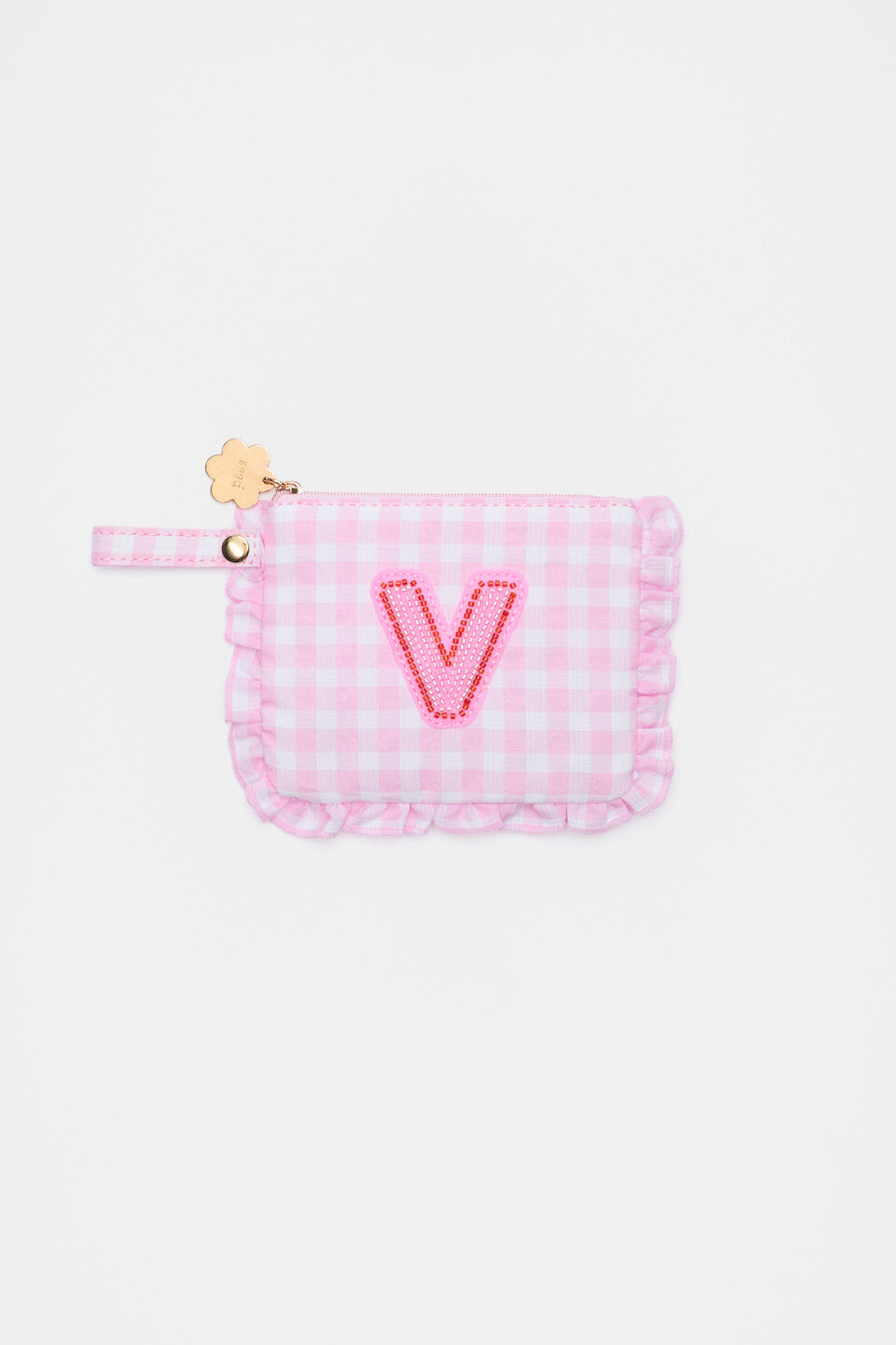 Beaded Initial Purse  V