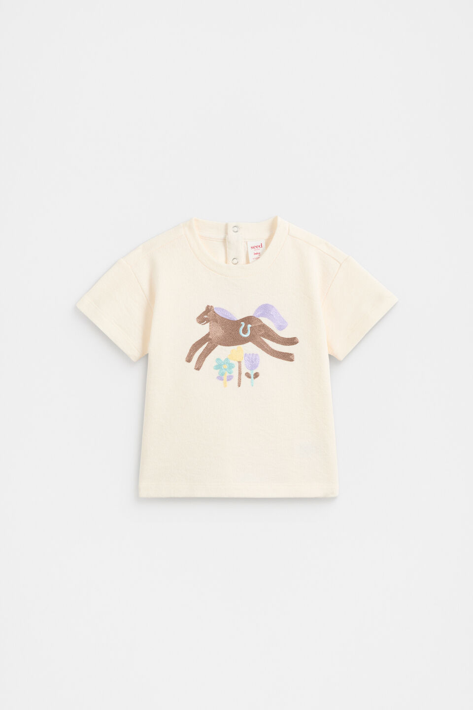 Pony Tee  Vintage Cream