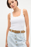 Jessie Topstitch Waist Belt  Caramel  hi-res