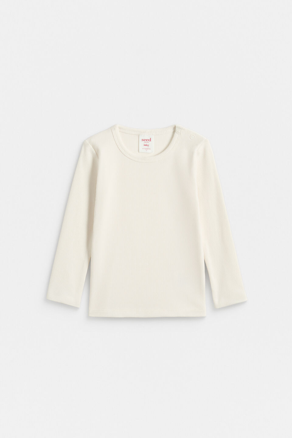 Core Rib Tee  Classic Cream