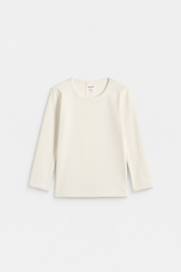 Core Rib Tee  Classic Cream  hi-res