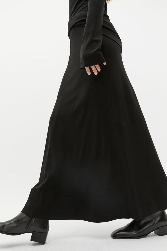 Micro Jersey Skirt  Black  hi-res