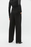 Tailored Pleat Pant  Black  hi-res