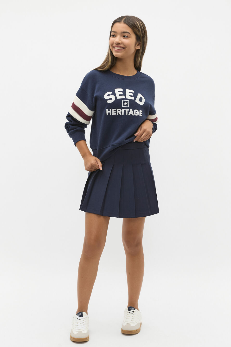 Seed Spliced Sweat  New Navy