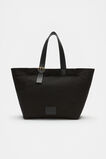 Relaxed Fabric Tote  Black  hi-res
