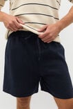 Linen Pullon Short  Midnight Blue  hi-res