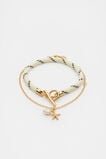 Starfish Pendant Bracelet  Gold  hi-res