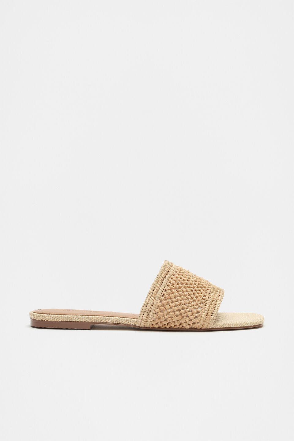 Myra Woven Slide  Natural