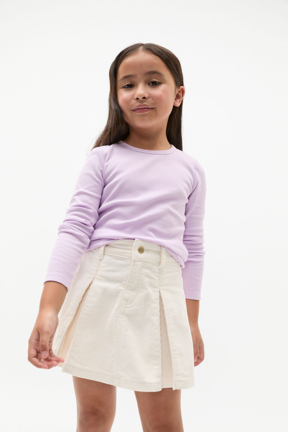 Core Rib Tee  Soft Lilac