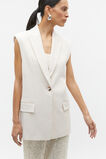Tailored Boxy Vest  Frappe  hi-res