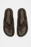 Piper Thong Sandal  Chocolate Suede  hi-res