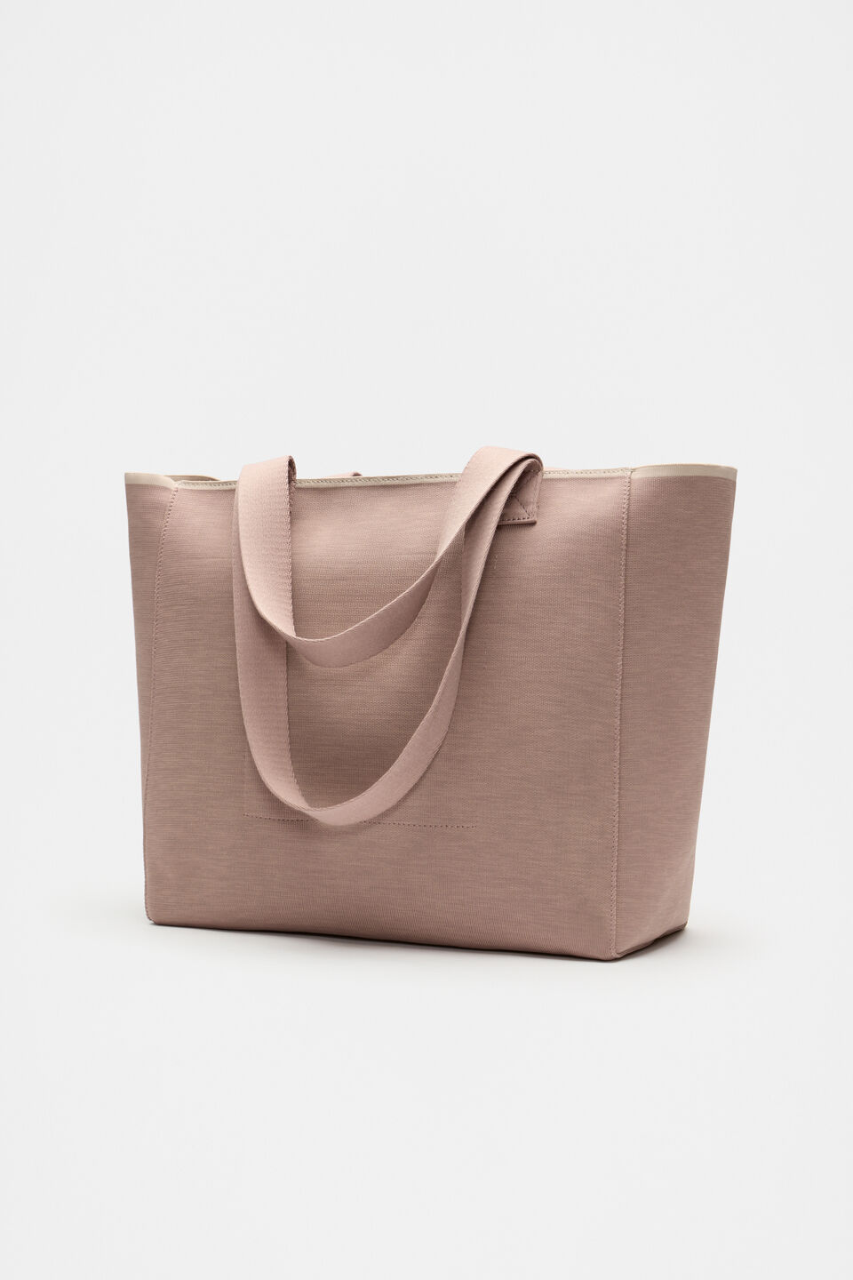 Knit Logo Tote  Amaretto