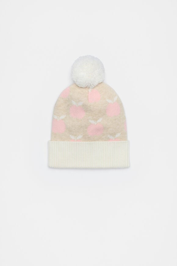 Apple Beanie  Oat Marle  hi-res
