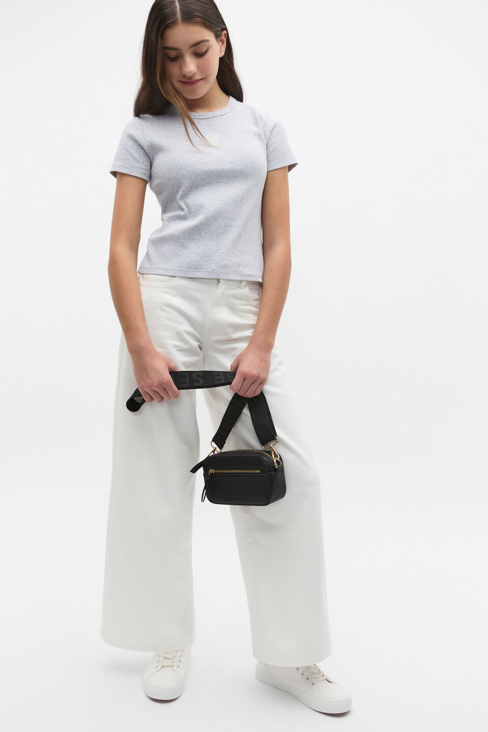 Zip Camera Bag  Black