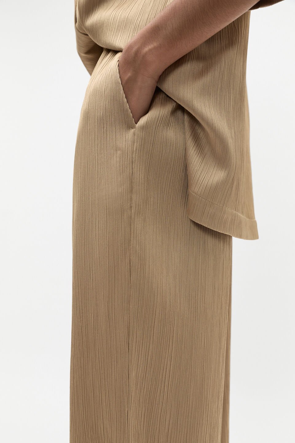 Plisse Pant  Rye