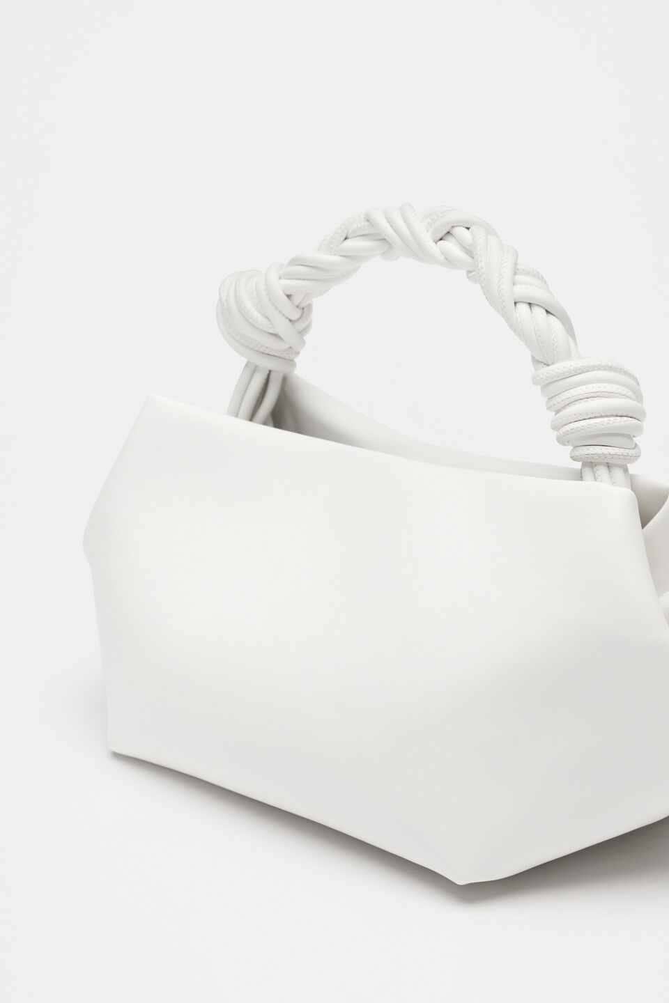 Braided Shoulder Bag  White
