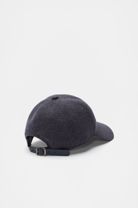 Felt Cap  Dark Blue  hi-res