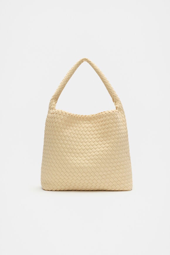 Woven Textured Tote  Marzipan  hi-res
