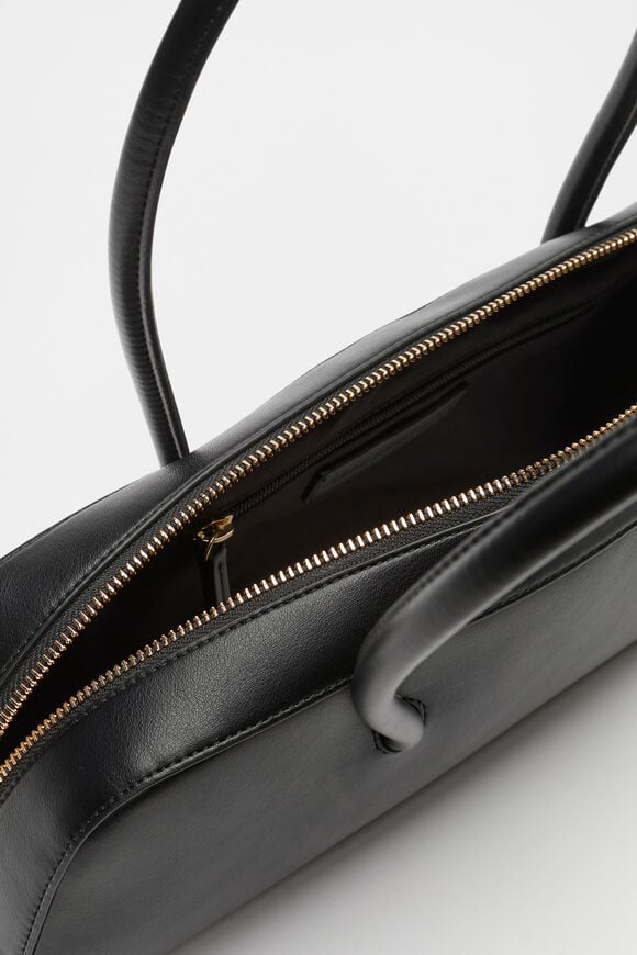 Structured Shoulder bag  Black  hi-res