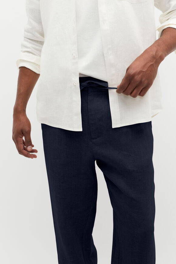 Linen Trouser  Midnight Blue  hi-res