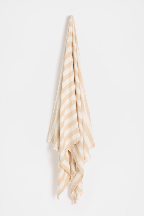 Cotton Turkish Towel  Ecru  hi-res