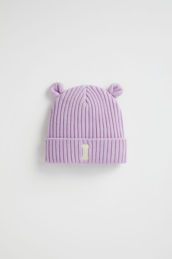 Novelty Initial Beanie  I  hi-res