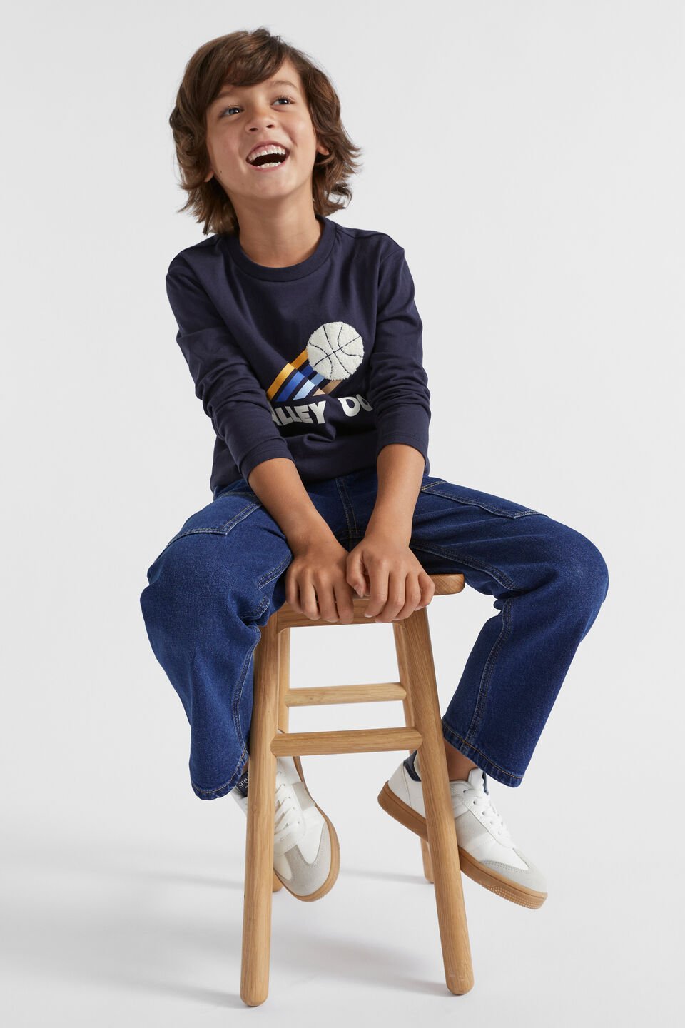 Alley Oop Tee  Midnight Blue