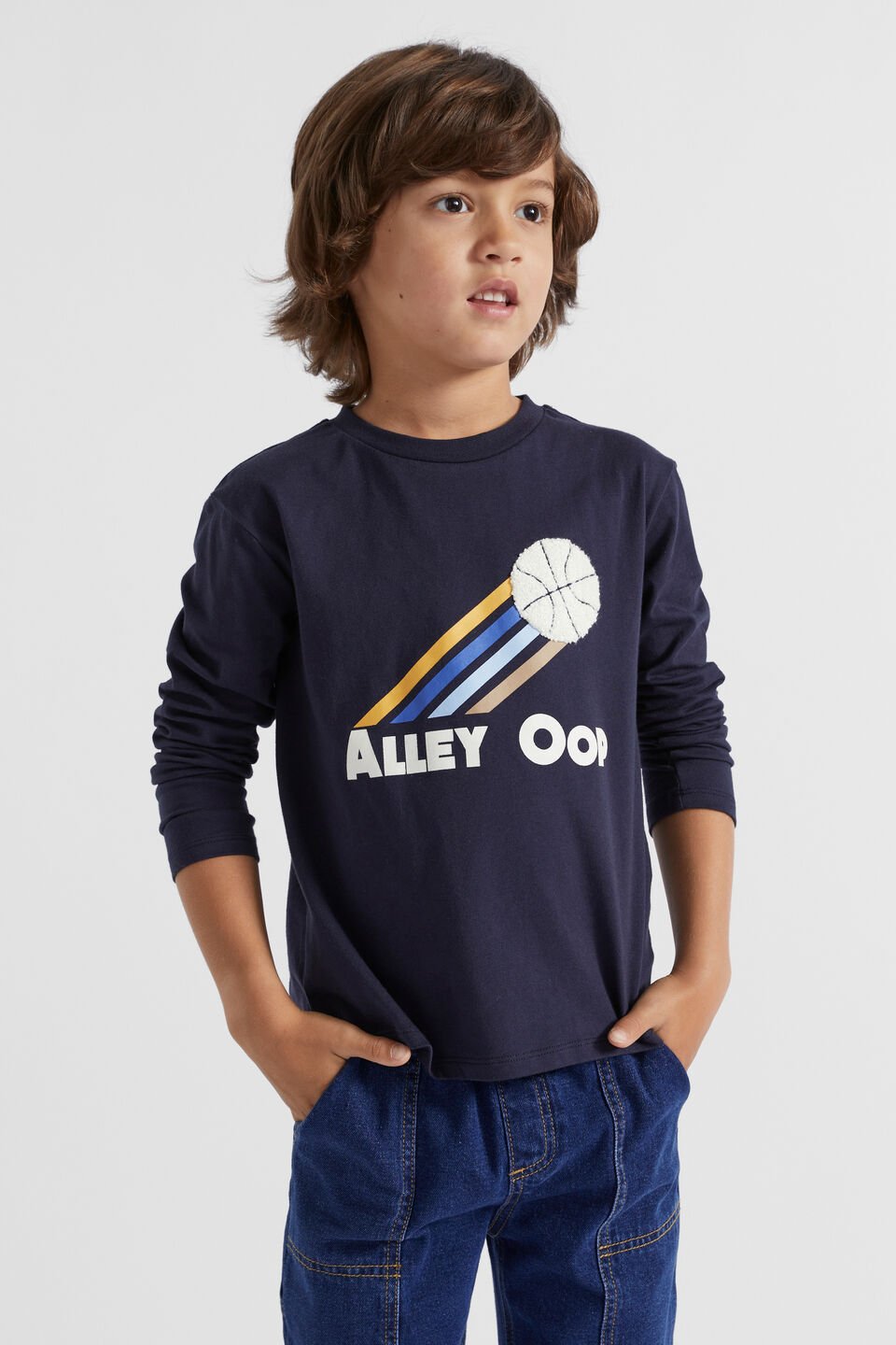 Alley Oop Tee  Midnight Blue