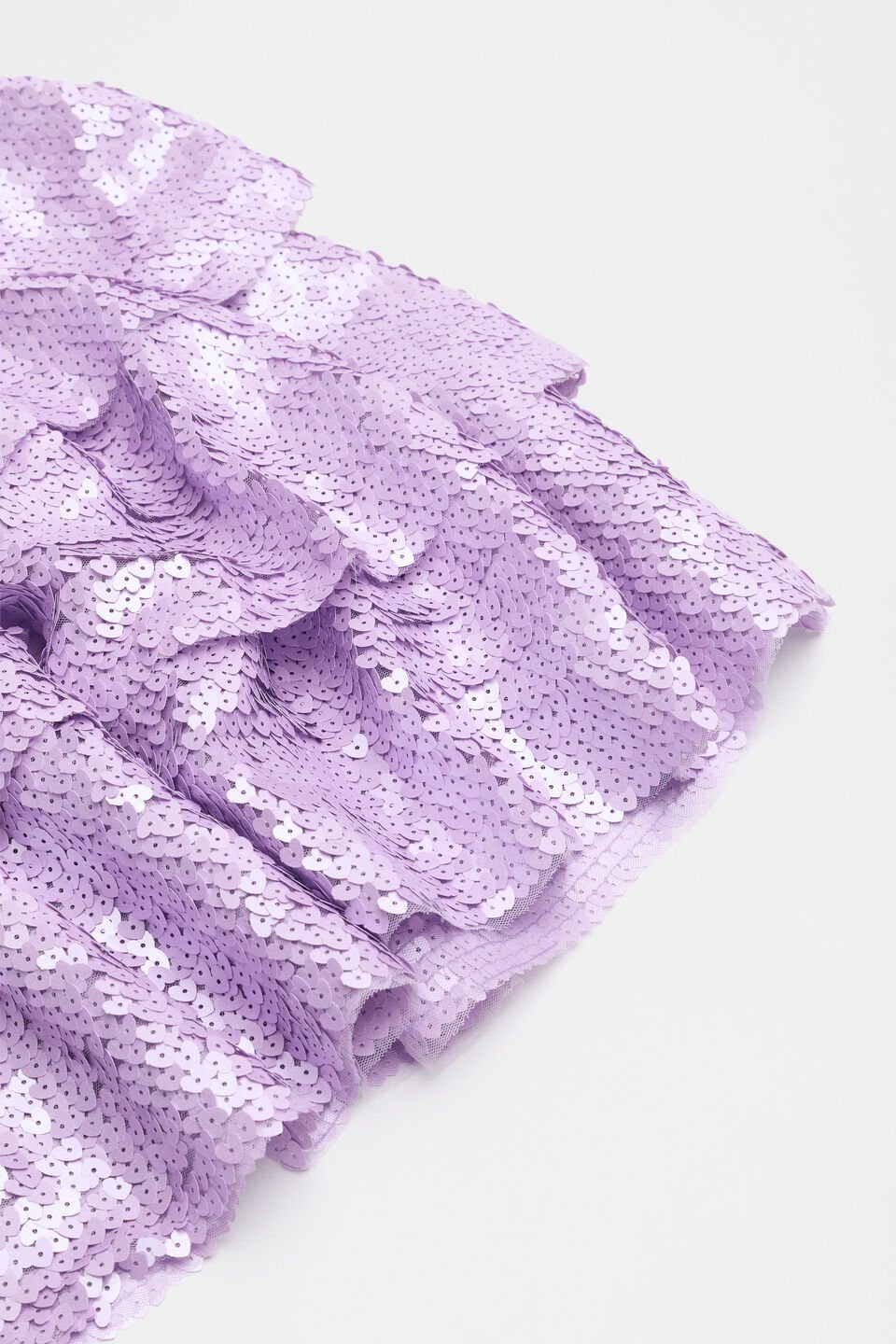 Heart Sequin Cape  Bright Orchid