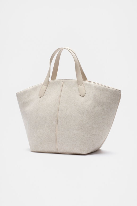 Felt Large Carry All Tote  Oat  hi-res