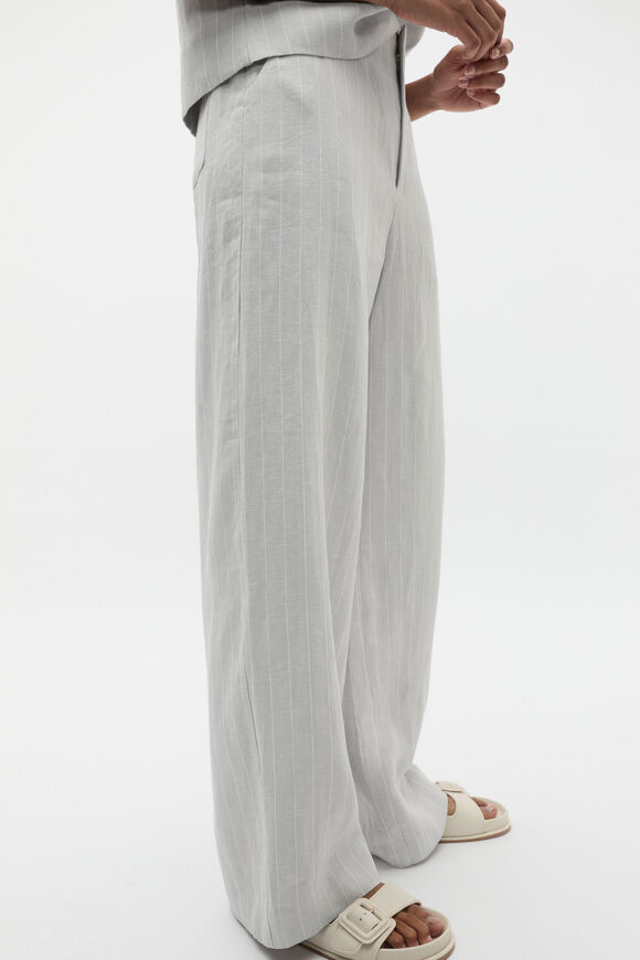 Linen Pinstripe Pant  Cloud Grey Pinstripe  hi-res