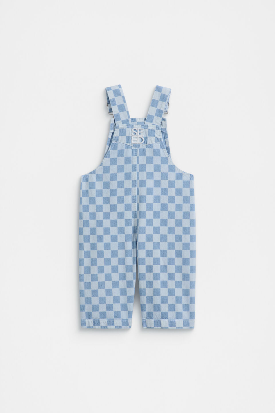 Checkers Overall  Medium Blue Denim