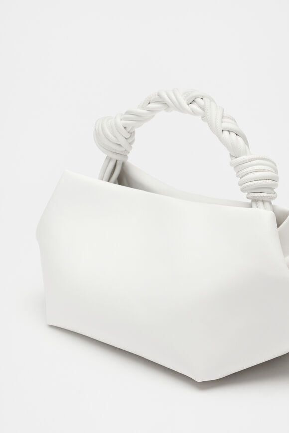 Braided Shoulder Bag  White  hi-res