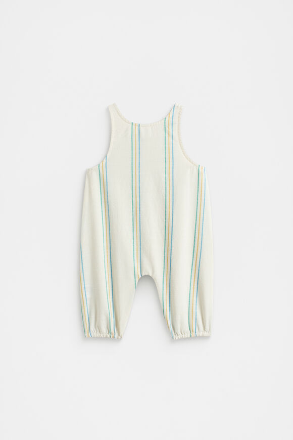 Stripe Romper  Milk  hi-res
