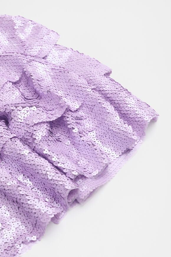 Heart Sequin Cape  Bright Orchid  hi-res