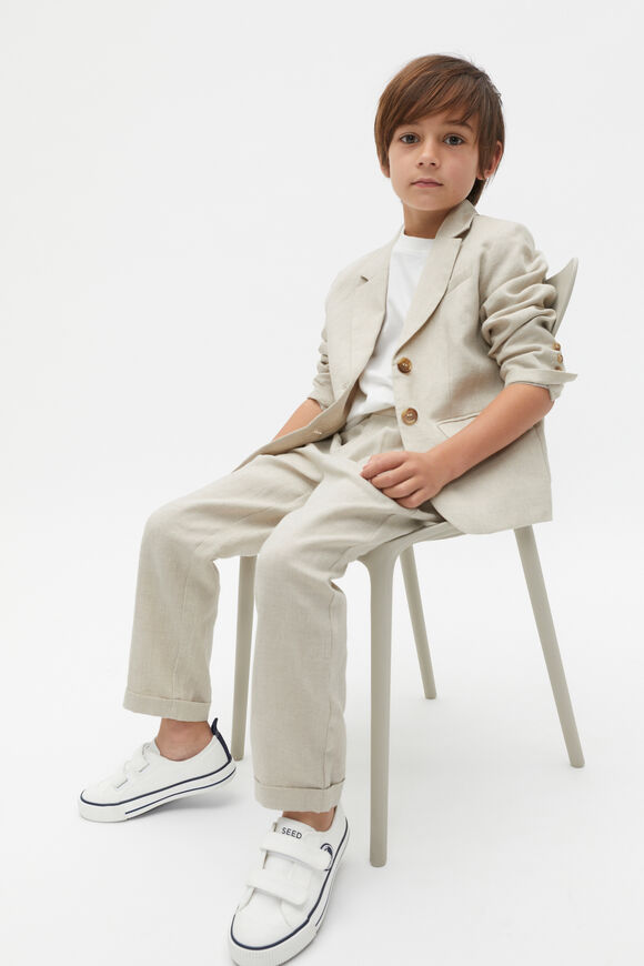 Linen Blazer  Cool Stone  hi-res