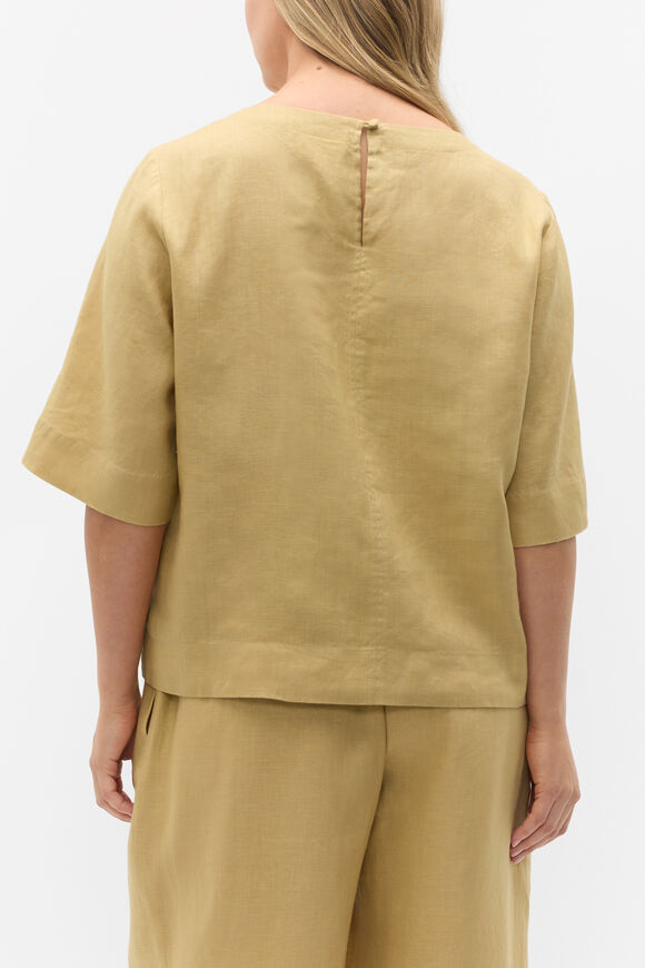 Core Linen Tee  Honey  hi-res