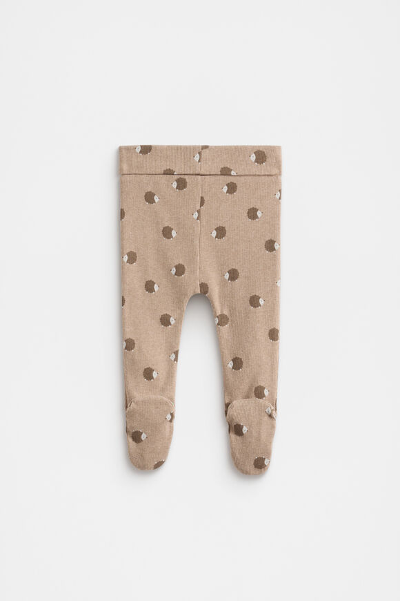 Hedgehog Legging  Nutmeg Marle  hi-res