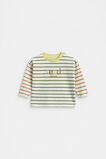 Stripe Logo Rugby Tee  Multi Stripe  hi-res