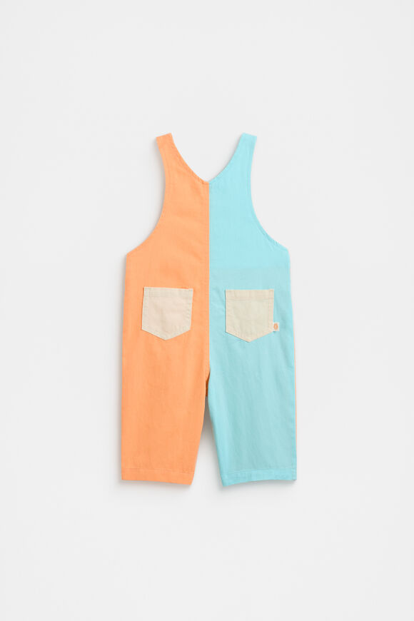 Colourblock Logo Overall  Multi  hi-res