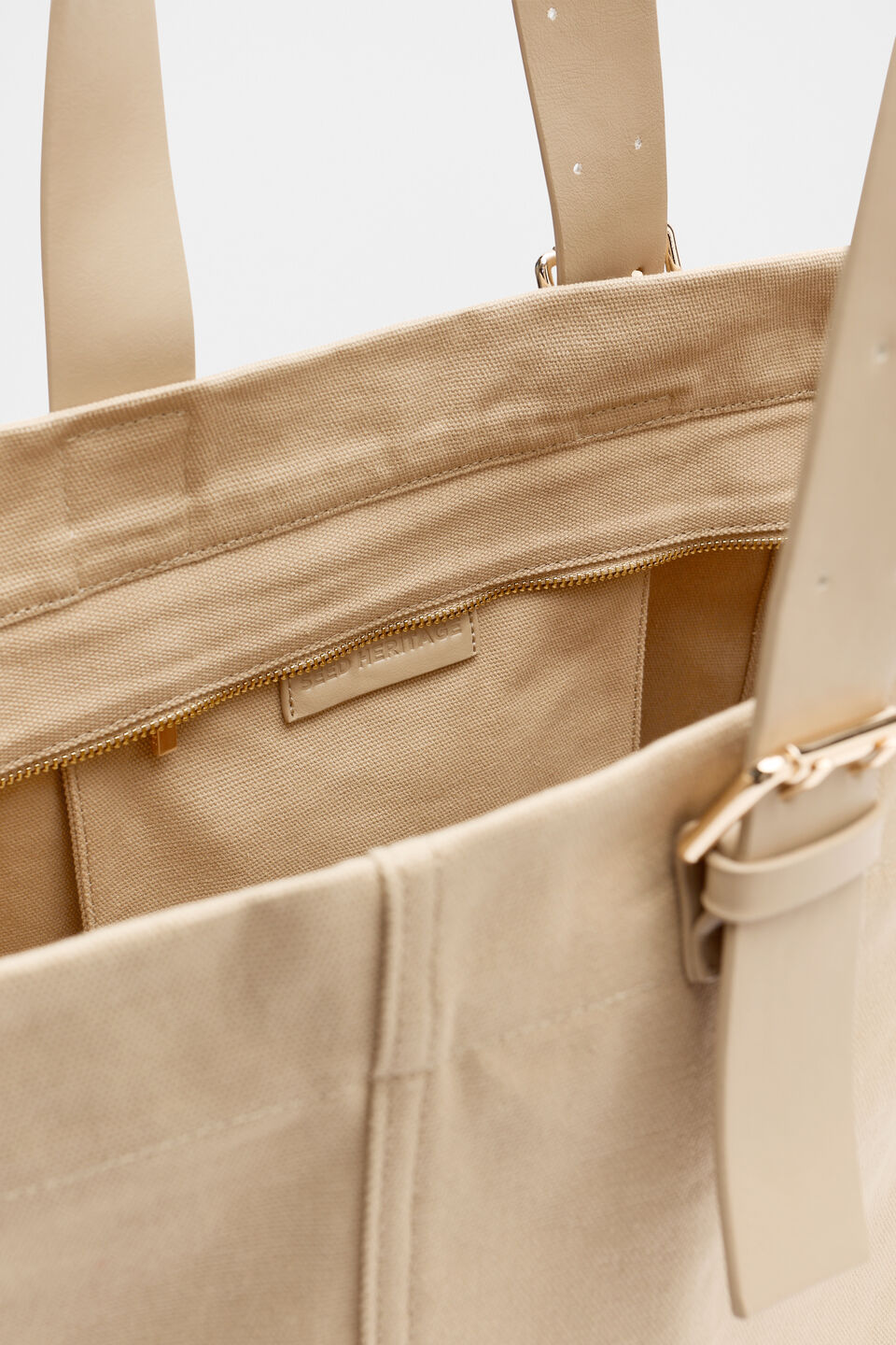 Relaxed Fabric Tote  Rye