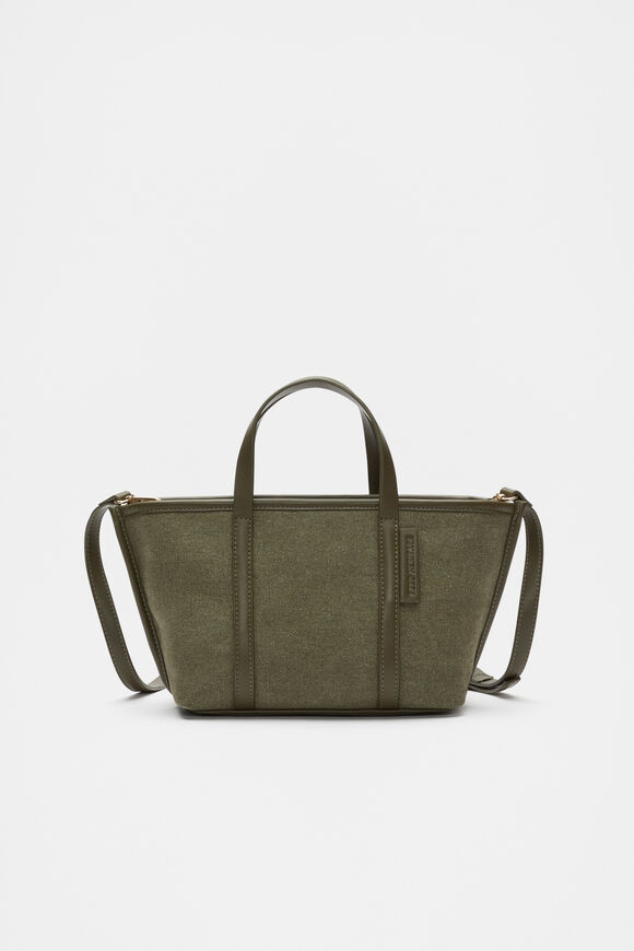 Trim Detail Mini Tote  Olive Leaf  hi-res