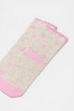 Heart Sock  Oat Marle  hi-res