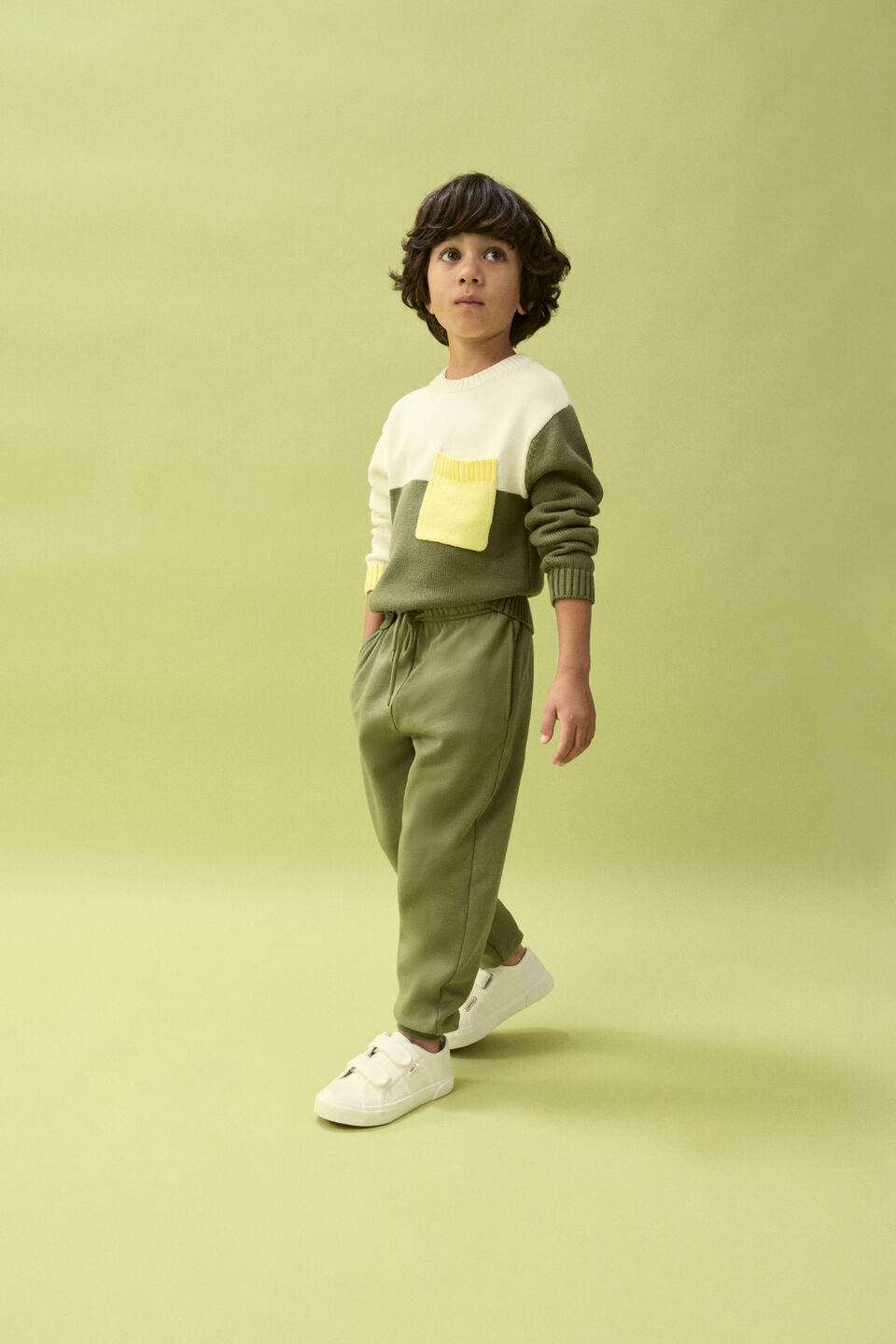 Washed Track Pant  Dark Sage