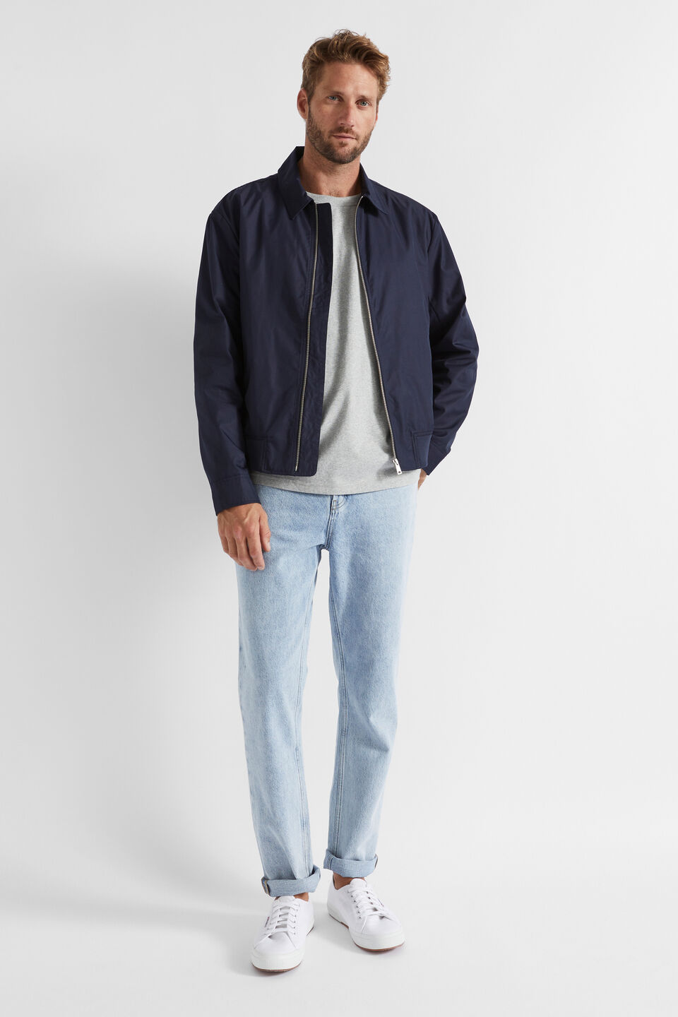 Harrington Jacket  Midnight Blue