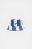 Wide Stripe Bucket Hat  Multi  hi-res