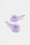Tulle Diamante Heart Snap  Bright Orchid  hi-res