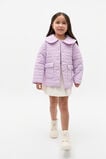 Quilted Collar Jacket  Soft Lilac  hi-res