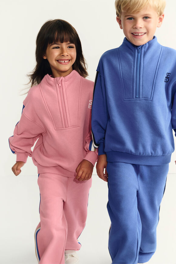 Logo Half Zip Sweat  Raspberry  hi-res