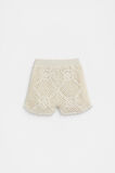 Flower Crochet Short  Milk  hi-res